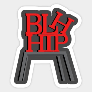 BLHHIP Love Park Homage Sticker